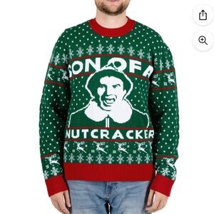 NWT Elf Son of a Nutcracker Holiday Ugly Sweater Medium